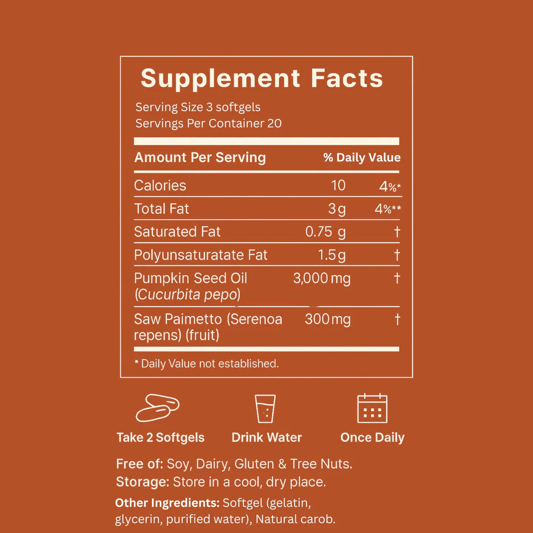 PUMPLY® PUMPKIN SEED SOFTGELS